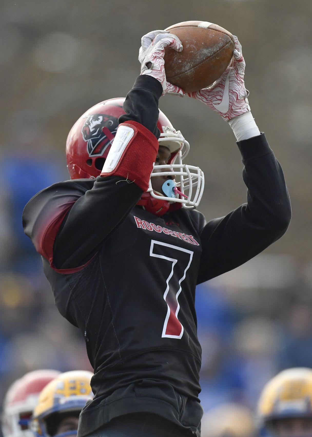 Roosevelt defeats Borgia in a Class 3 District 2 Football Game